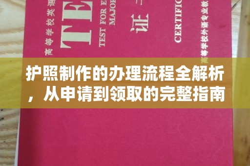 琼结护照制作的办理流程全解析，从申请到领取的完整指南