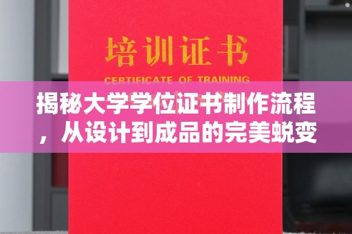 琼结揭秘大学学位证书制作流程，从设计到成品的完美蜕变