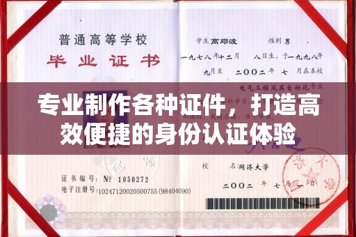 琼结专业制作各种证件，打造高效便捷的身份认证体验