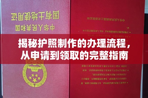 琼结揭秘护照制作的办理流程，从申请到领取的完整指南