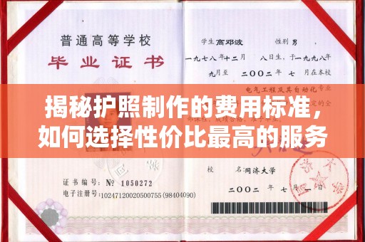 琼结揭秘护照制作的费用标准，如何选择性价比最高的服务？